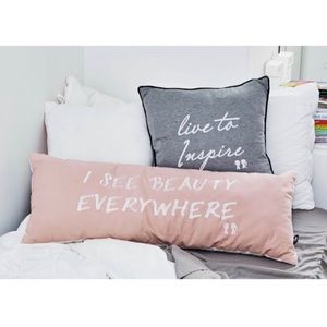 NWT Boy Meets Girl Beauty Everywhere Throw Pillow